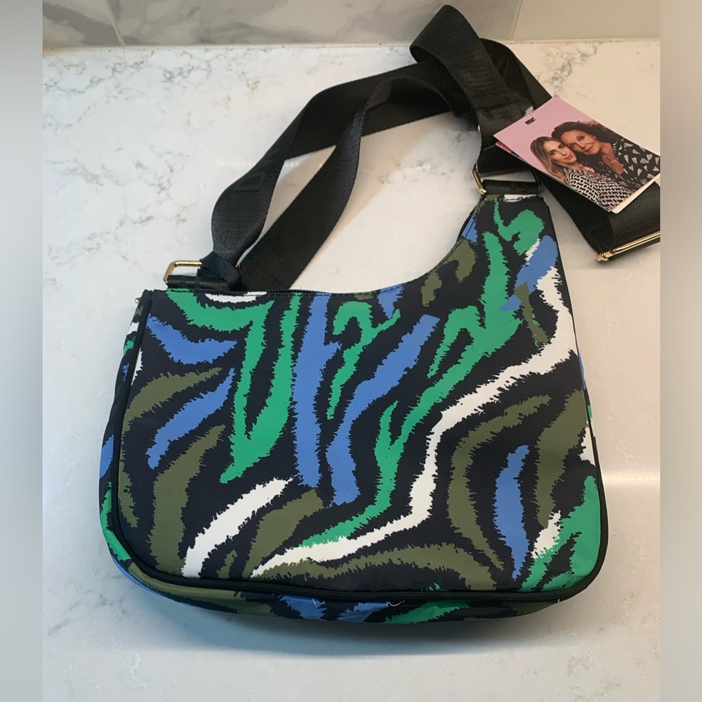 NEW DVF x Target Disco Zebra Crossbody Utility Bag - Picture 6 of 9